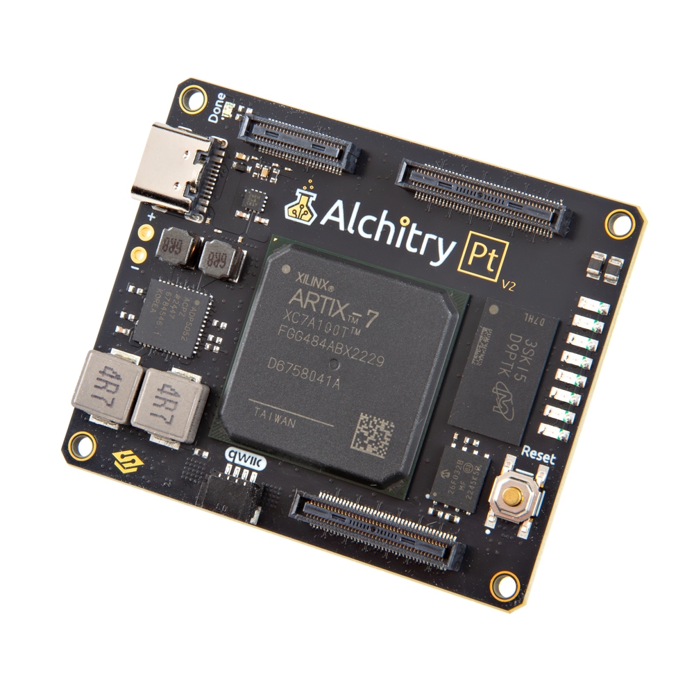 Alchitry Pt V2 product photo, SparkFun SKU DEV-27873 feature view